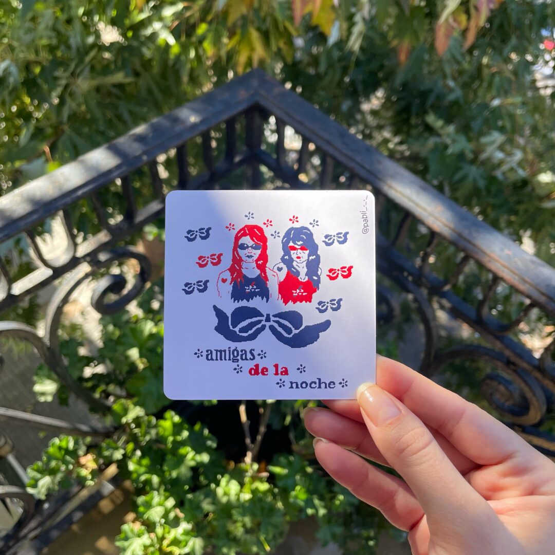 Mini print - Amigas de la noche - Pabli