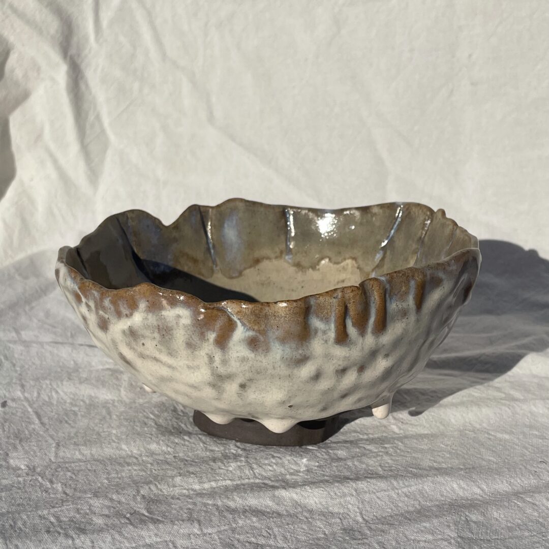 Bowl huella - Crema