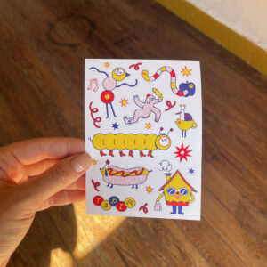 Plancha stickers - TAPIR