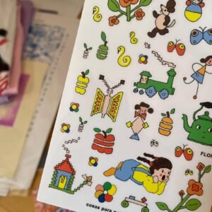 Plancha de stickers - Cosas para pensar - Flore