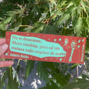 Sticker Bolaño - Ediciones Granizo