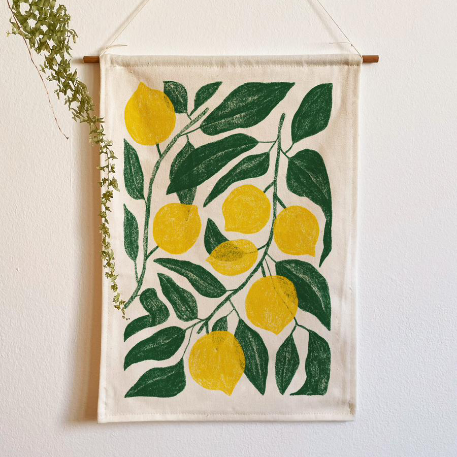 Tapiz limones - Lucila Gonzalez